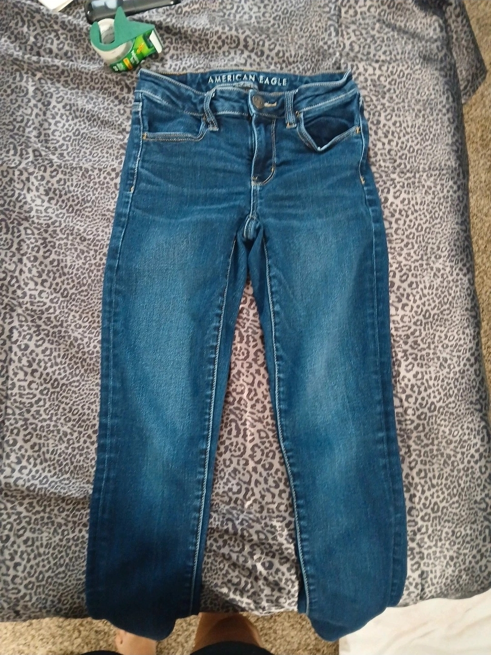 American Eagle Outfitters Women's Blue Skinny Jeans